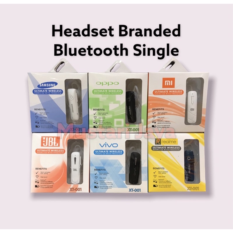 Headset discount bluetooth single