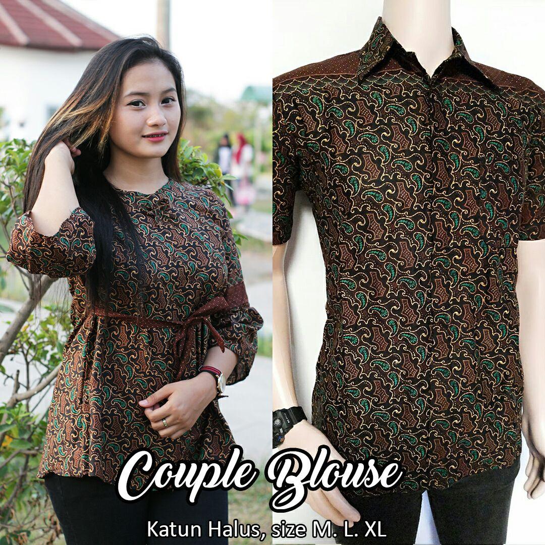 Batik / Batik Couple / Sarimbit / Couple Batik / Sarimbit Batik / Baju Batik Couple / Atasan Batik / Seragam Batik / Blouse / Kemeja Batik / Baju Couple / Baju Kantor / Baju Couple Batik / Batik Murah