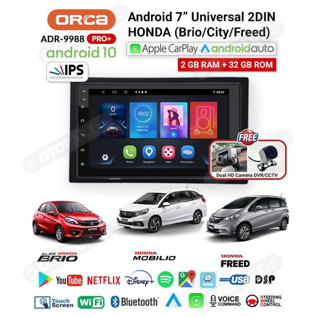 Head Unit Android Auto CarPlay 7″ inch 