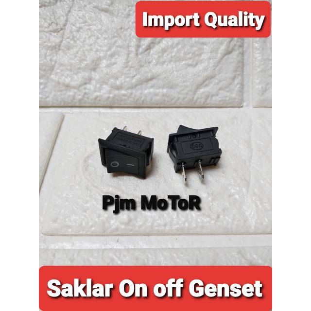 Switch On off Saklar on off mesin Genset 1000watt Et950 2Tak | Lazada ...