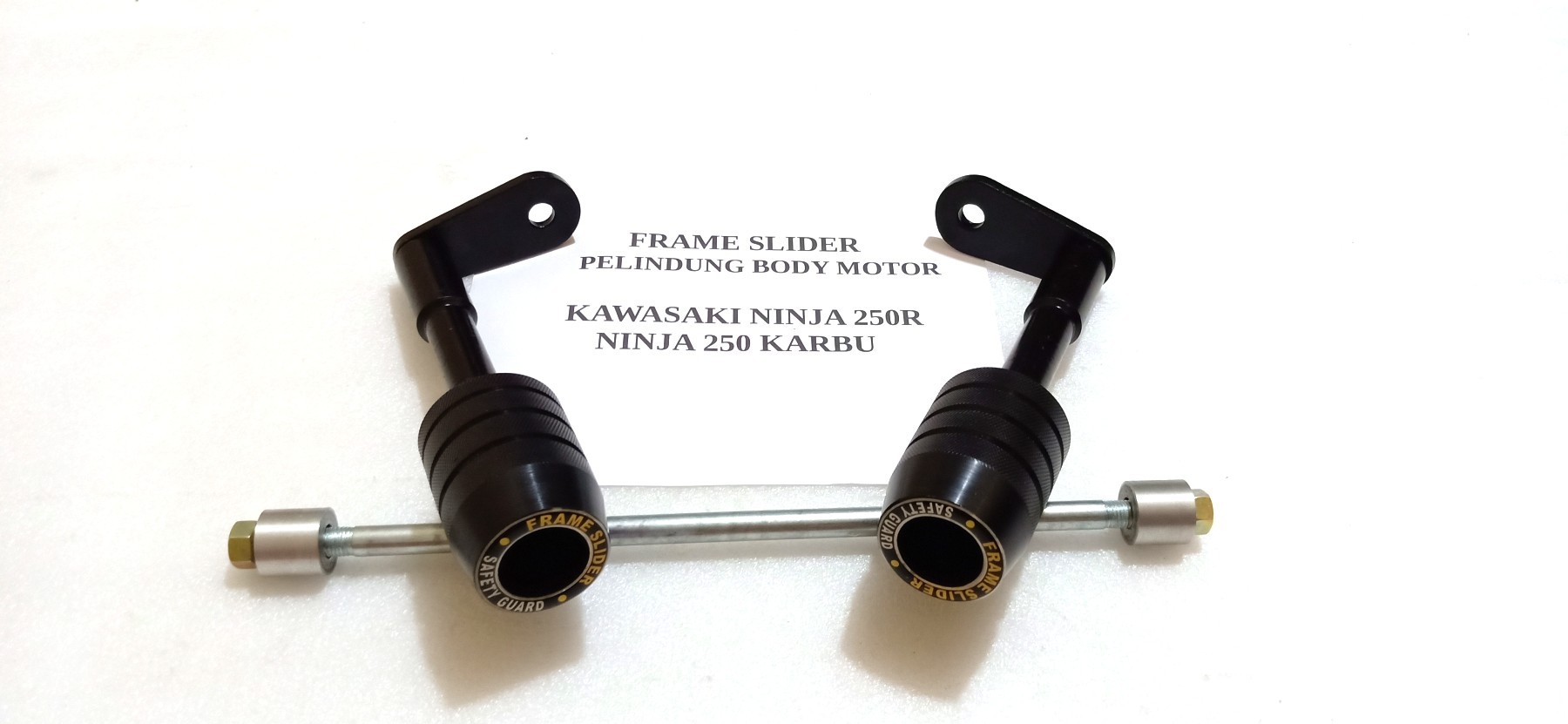 FRAME SLIDER KAWASAKI ninja 250 KARBU PELINDUNG BODY NINJA 250R FRAME