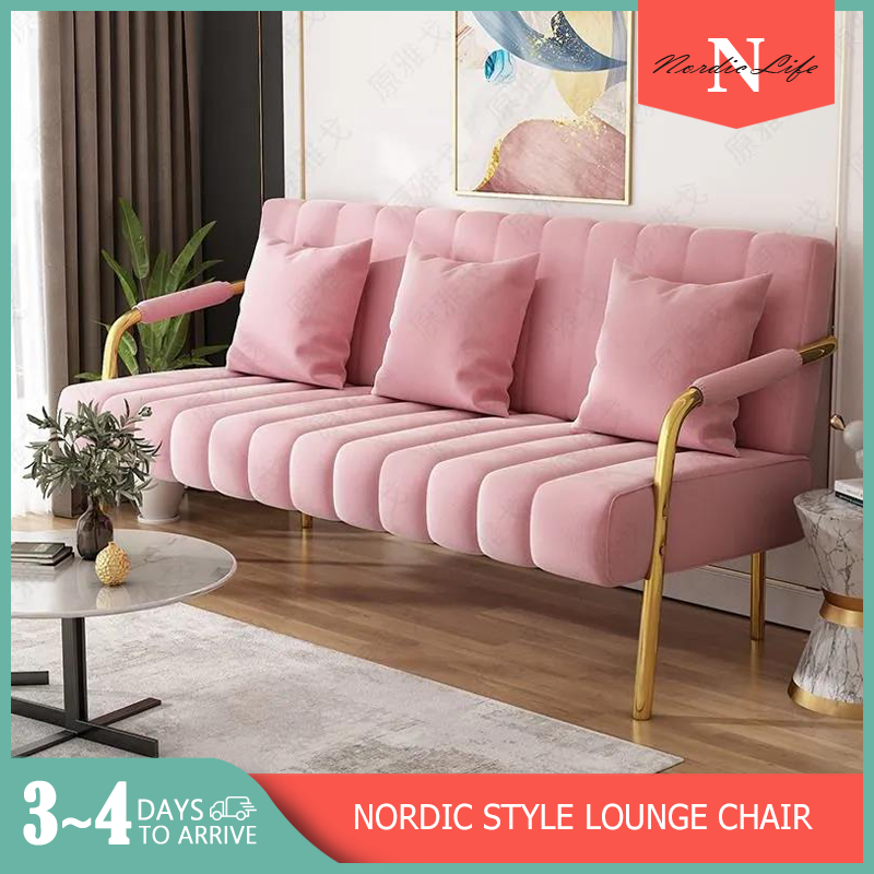 Sofa, Sofa Nordic style, sofa set 2 seater, kuat dan tahan lama, ada 2
