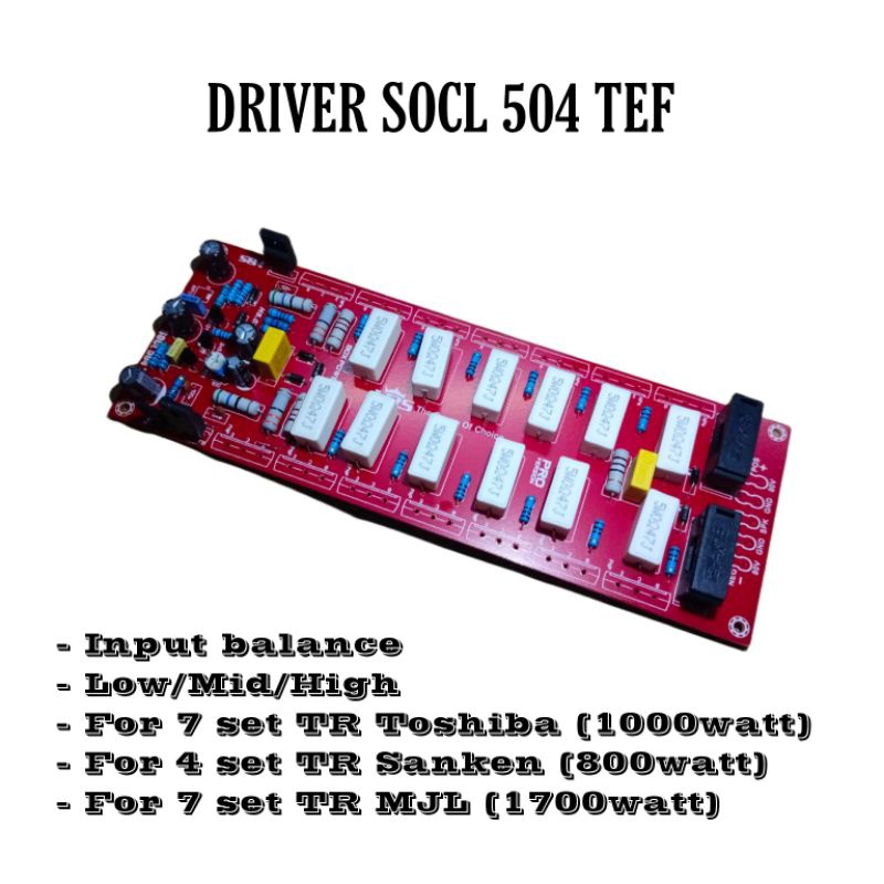 DRIVER POWER amplifier SOCL 504 TEF | Lazada Indonesia