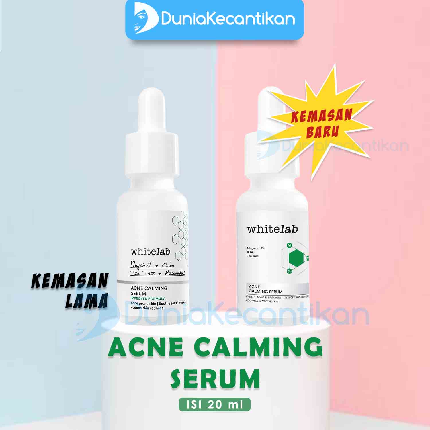 Whitelab Acne Calming Serum Jerawat White Lab Original / Serum Anti