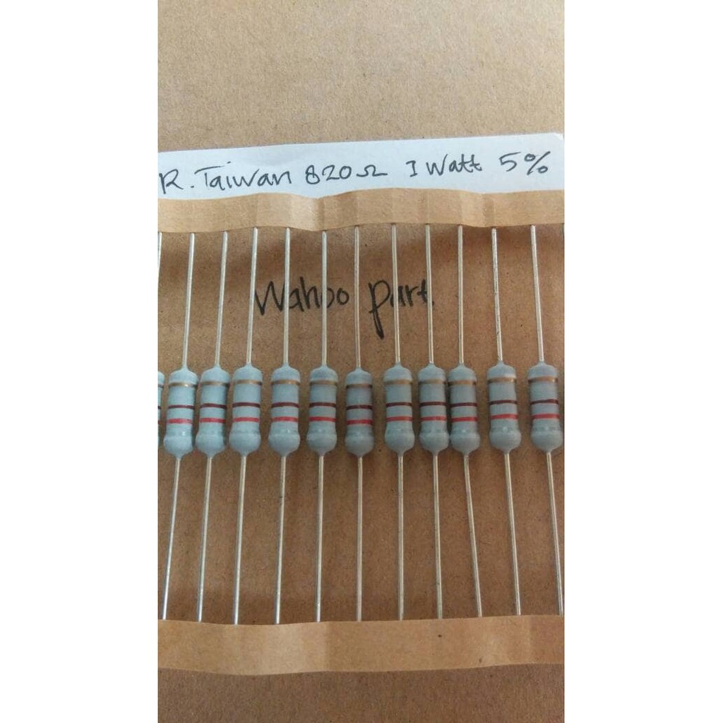 25 Resistenze 820 Ohm 1W ±1% Pellicola Metallica - Componenti Elettronici Di Precisione - Foto 7