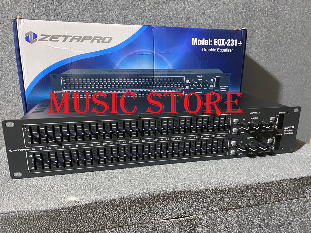 Equalizer Equaliser Zetapro EQX 231+ / 231 Plus Subwoofer Lazada