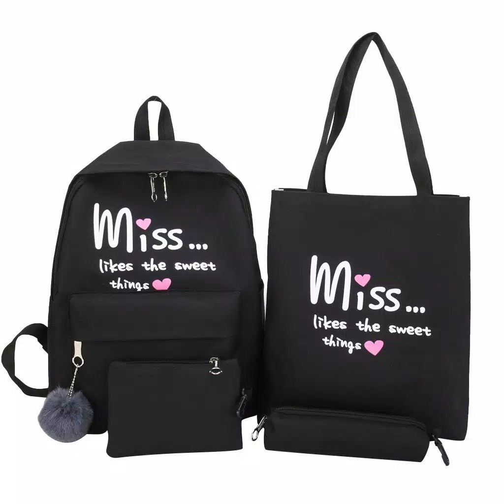 GROSIR TAS BAG MURAH LENGKAP MISS LOVE - Tas Ransel Backpack Fashion MODEL TERBARU LAGI HITS TERKINI KEKINIAN LAGI PROMO DISKON 50 RIBUAN TERMURAH TERLARIS MURAH LENGKAP BISA COD BAYAR DITEMPAT
