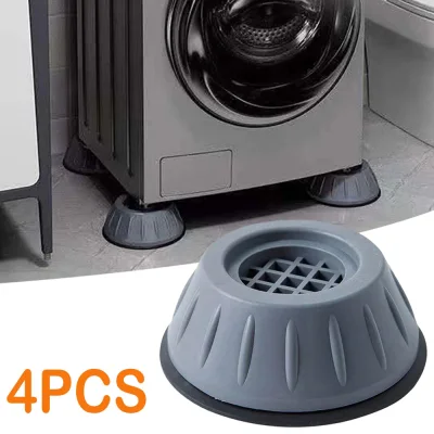 HoMeGoing 4Pcs Washing Machine Universal Anti-Vibration Feet Pads Rubber Mat Dryer Refrigerator Base Fixed Non-Slip Holder