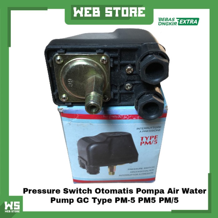 Pressure Switch Otomatis Pompa Air Water Pump GC Type PM5 PM5 PM/5