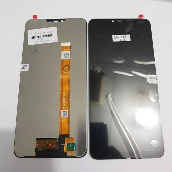 Oppo A3S CPH1803 LCD 1Set 1 Set Original Black Hitam