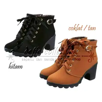 sepatu high heels boots