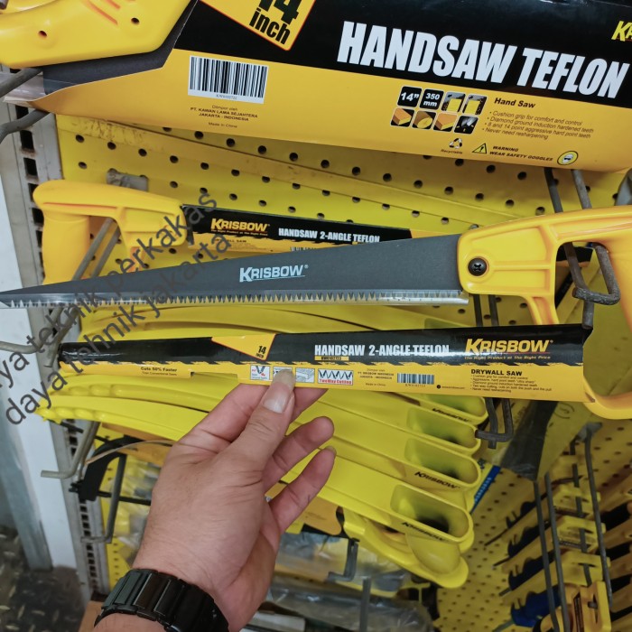 dt krisbow hand Saw mini 2723 gergaji kayu kecil handsaw teflon
