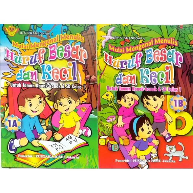 Buku Belajar Anak Mengenal & Menulis Huruf Besar Dan Kecil - Tk Paud 1A ...