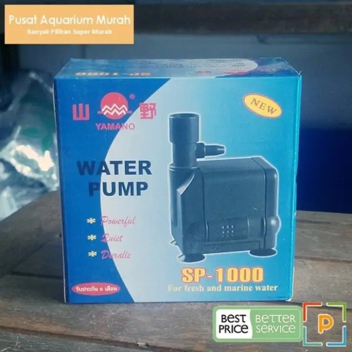 Pompa Air Mini Yamano Sp 1000 Untuk Air Tawar Dan Laut Lazada