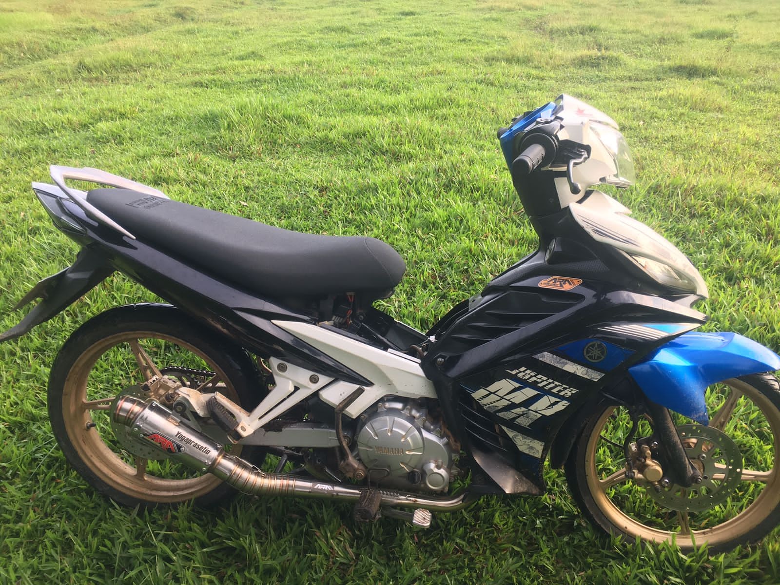 knalpot jupiter mx old/jupiter mx new 135cc,150cc,180cc,200cc original ara racing exhaust