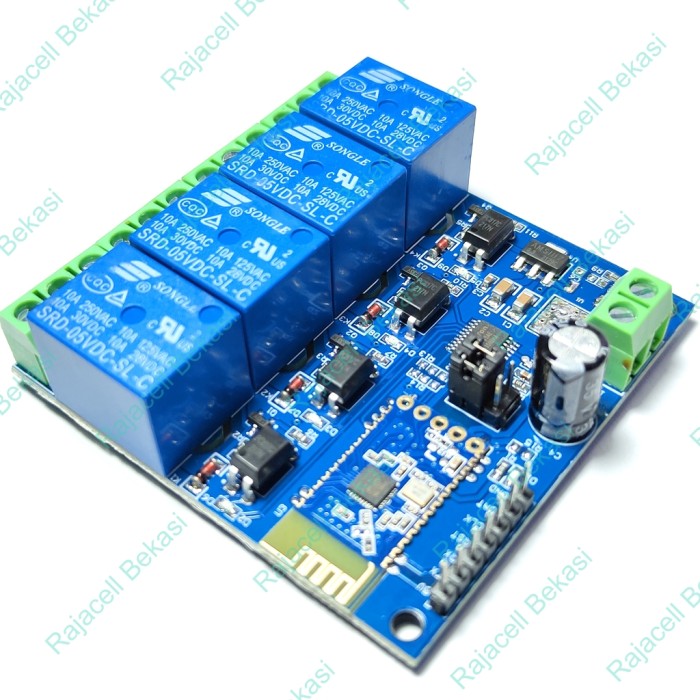 Bluetooth Relay Module 4 Channel 5V 12V Control Switch via Bluetooth