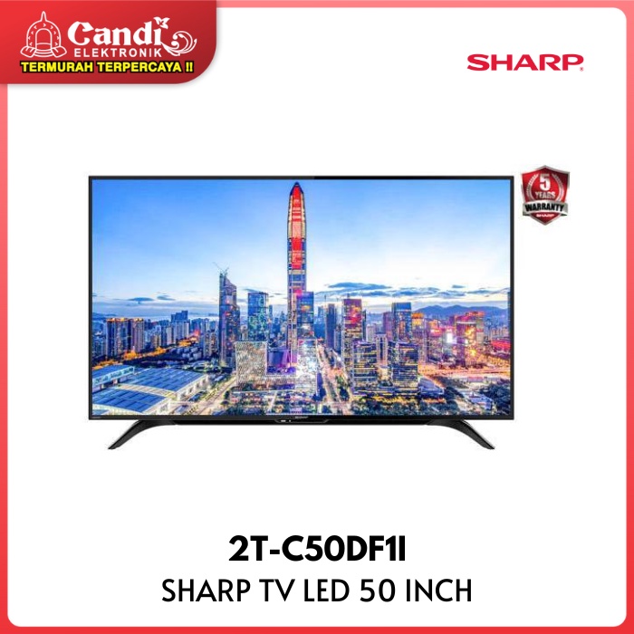 SHARP TV LED 50 Inch Full HD Digital DVBT2 2TC50DF1I Lazada Indonesia