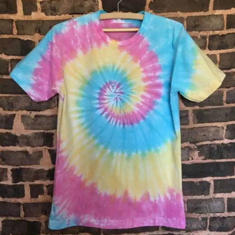 KAOS POLOS KATUN WASHING TIE DYE SOFT 