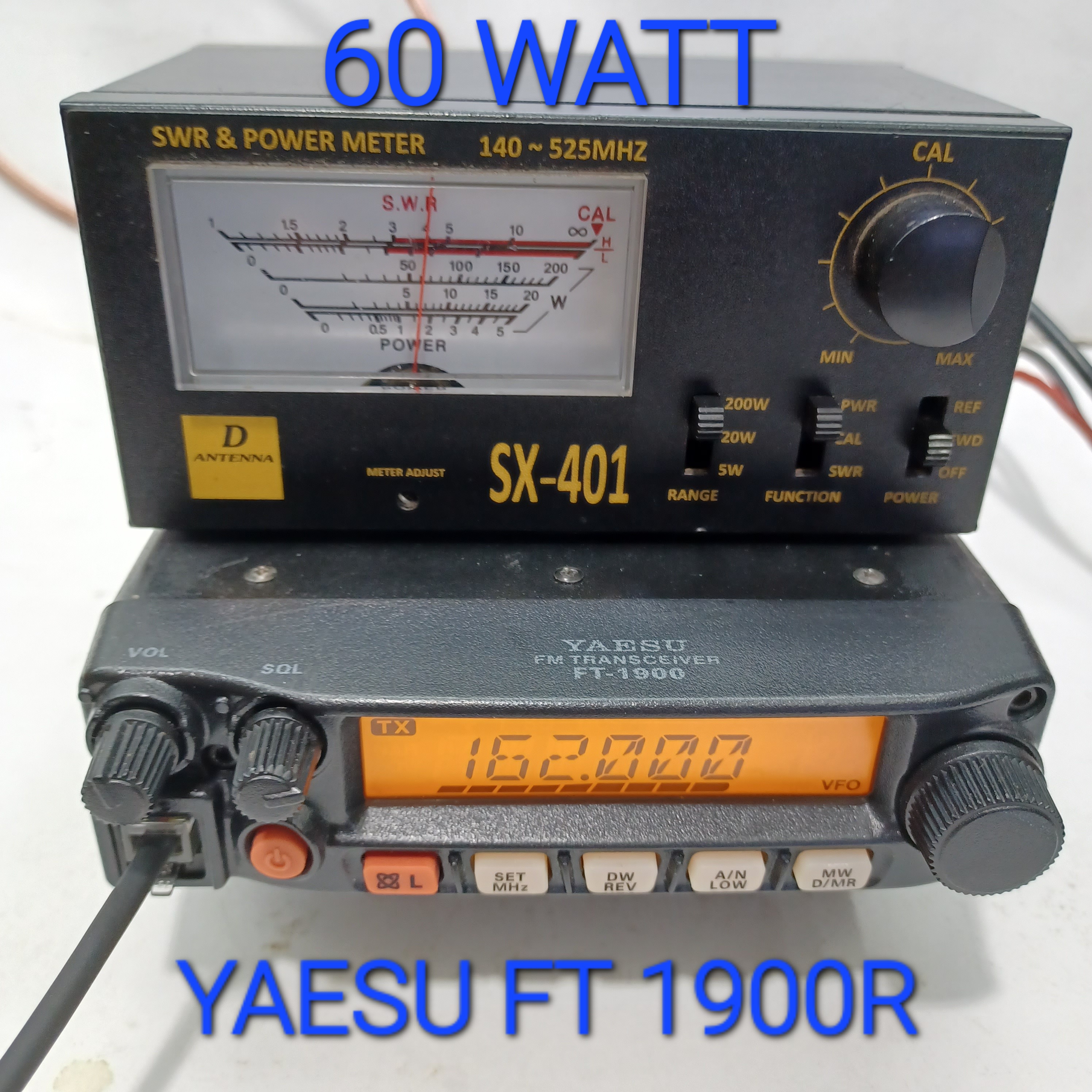 RIG YAESU FT1900 VHF 60WATT SEKEN Lazada Indonesia