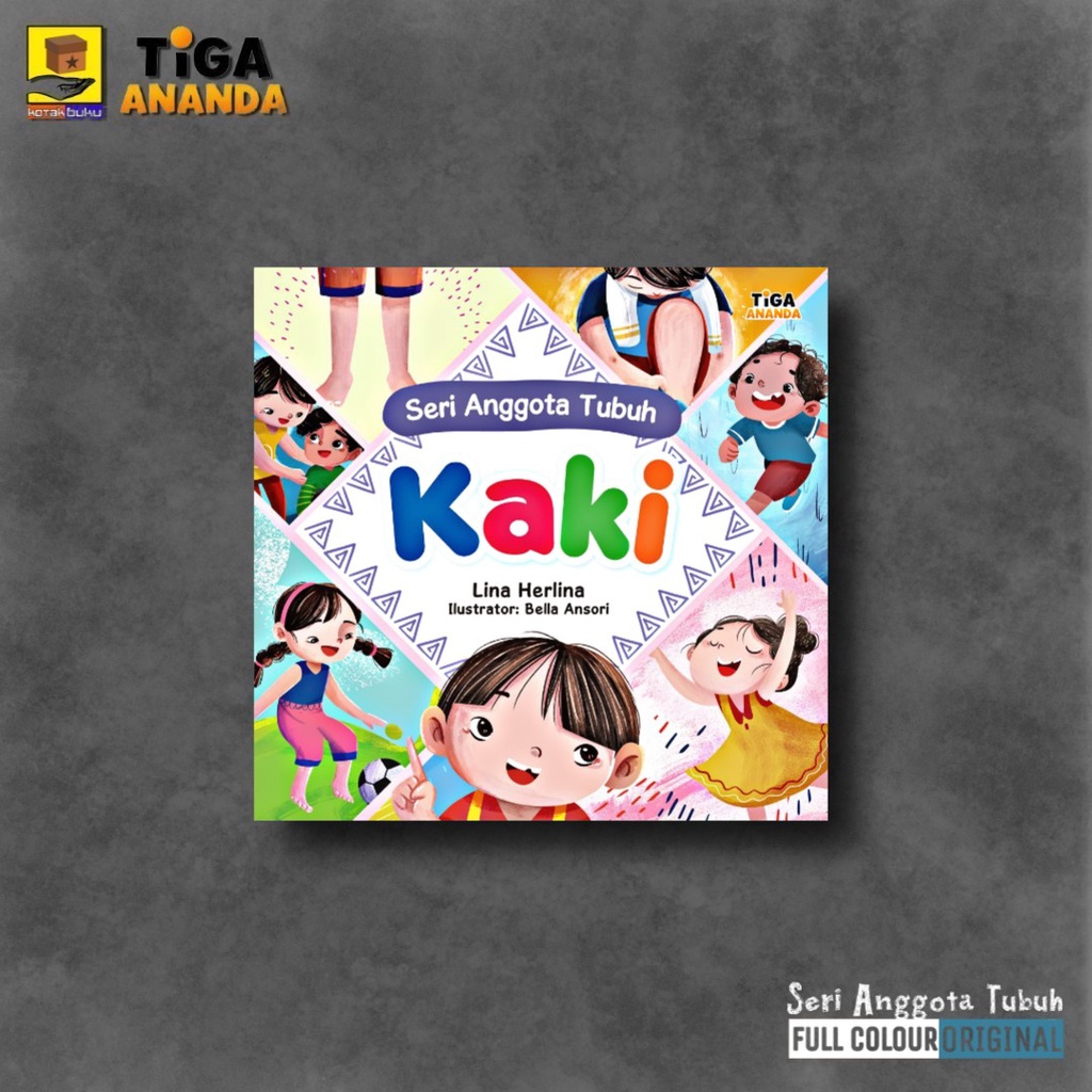 Buku Seri Anggota Tubuh Tangan | Tangan | Kaki | Kepala | Mulut | Perut