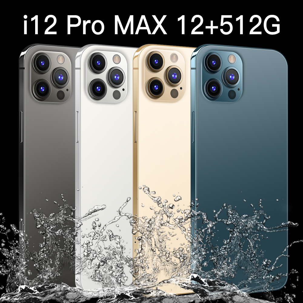 Asli 【2021 Baru COD】phone i12 Pro Max (RAM 12GB/ROM 512GB) HP Murah Hadiah 6.7 Inci Layar Penuh, Ponsel Asli Android Mendukung 5G Gaming hfdjhsjfks fjkdsjkfl
