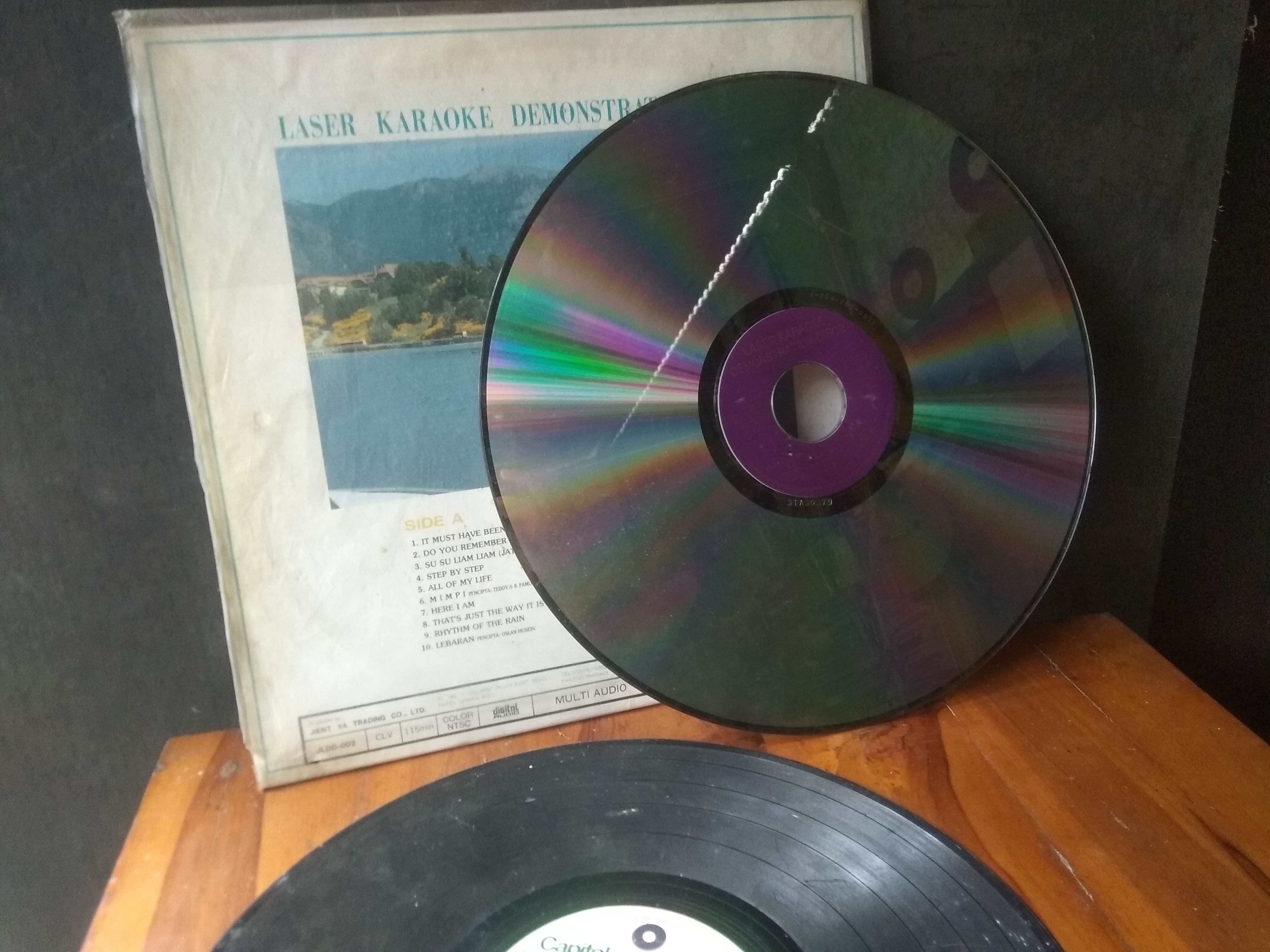 KASET LASE DISC LASER KARAOKE DEMONTRATION KASET JADUL ORIGINAL Made