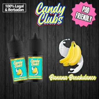 Liquid Vape 50 50 Candy Clubs 5 Varian Rasa Premium 30ml Likuid