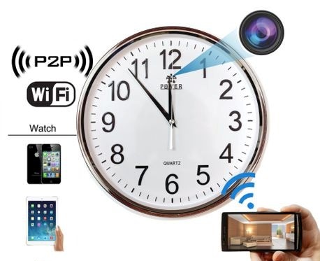 wall clock camera