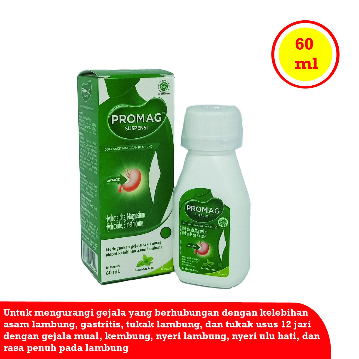 Promag Promah Promagh Sirup 60ml 60 Ml Suspensi 60 Ml Obat Promag ...