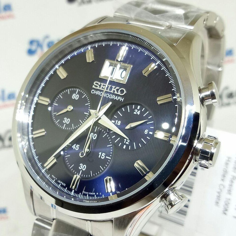 Seiko Quartz SPC081P1 Chronograph Blue 