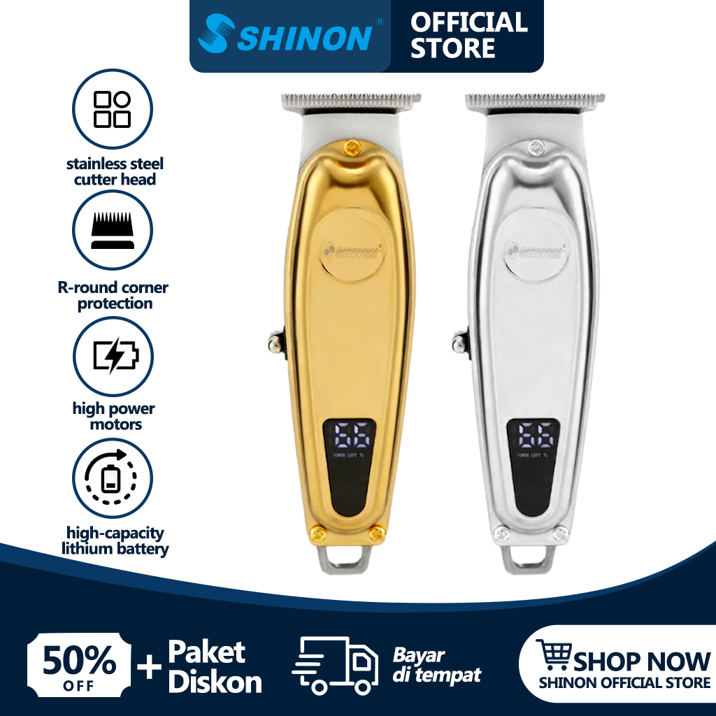 SHINON SH-131 Rambut Hair Clipper Original / Hair Clipper / Alat Potong ...