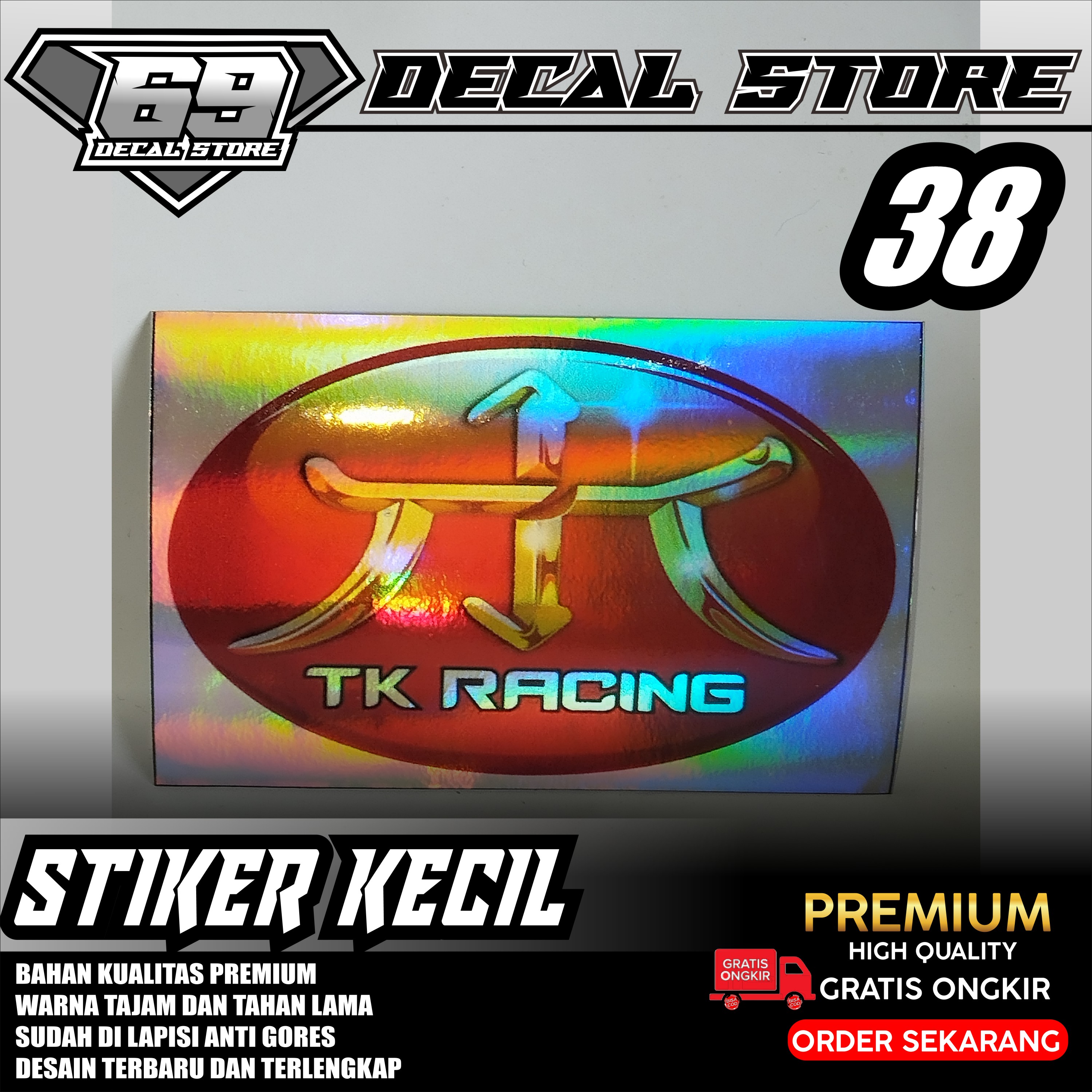 Sticker R Kecil STIKER TK RACE ,STICKER KECIL KEREN DECAL STORE 038 | Lazada Indonesia