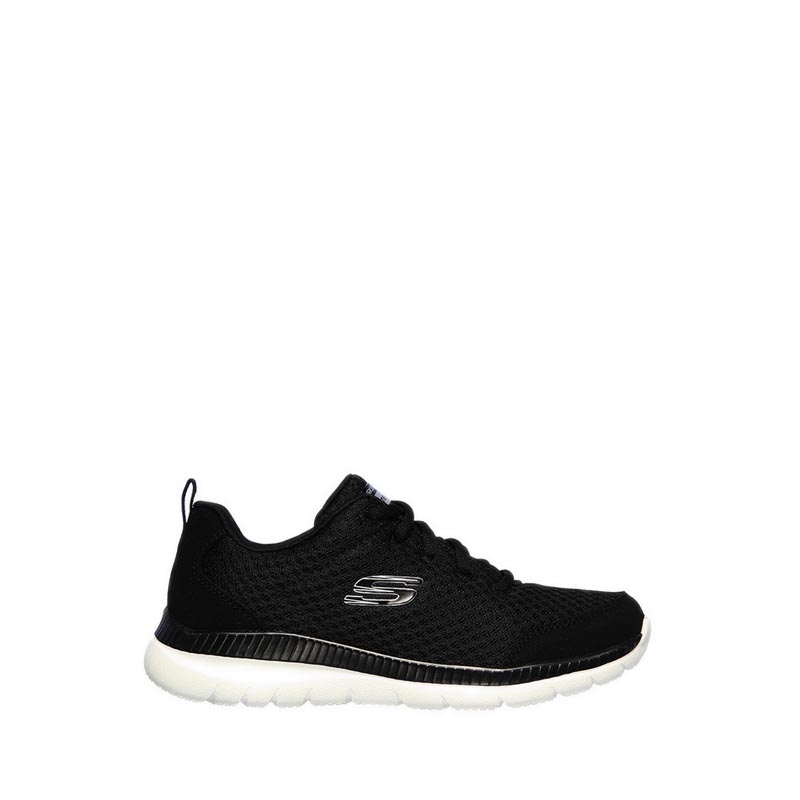 skechers all black womens shoes