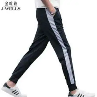 jogger stripe pants