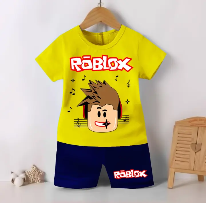 Setelan Anak Lucu Keren Murah Kaos Gambar Roblox Terbaru Lazada Indonesia - gambar t shirt roblox keren