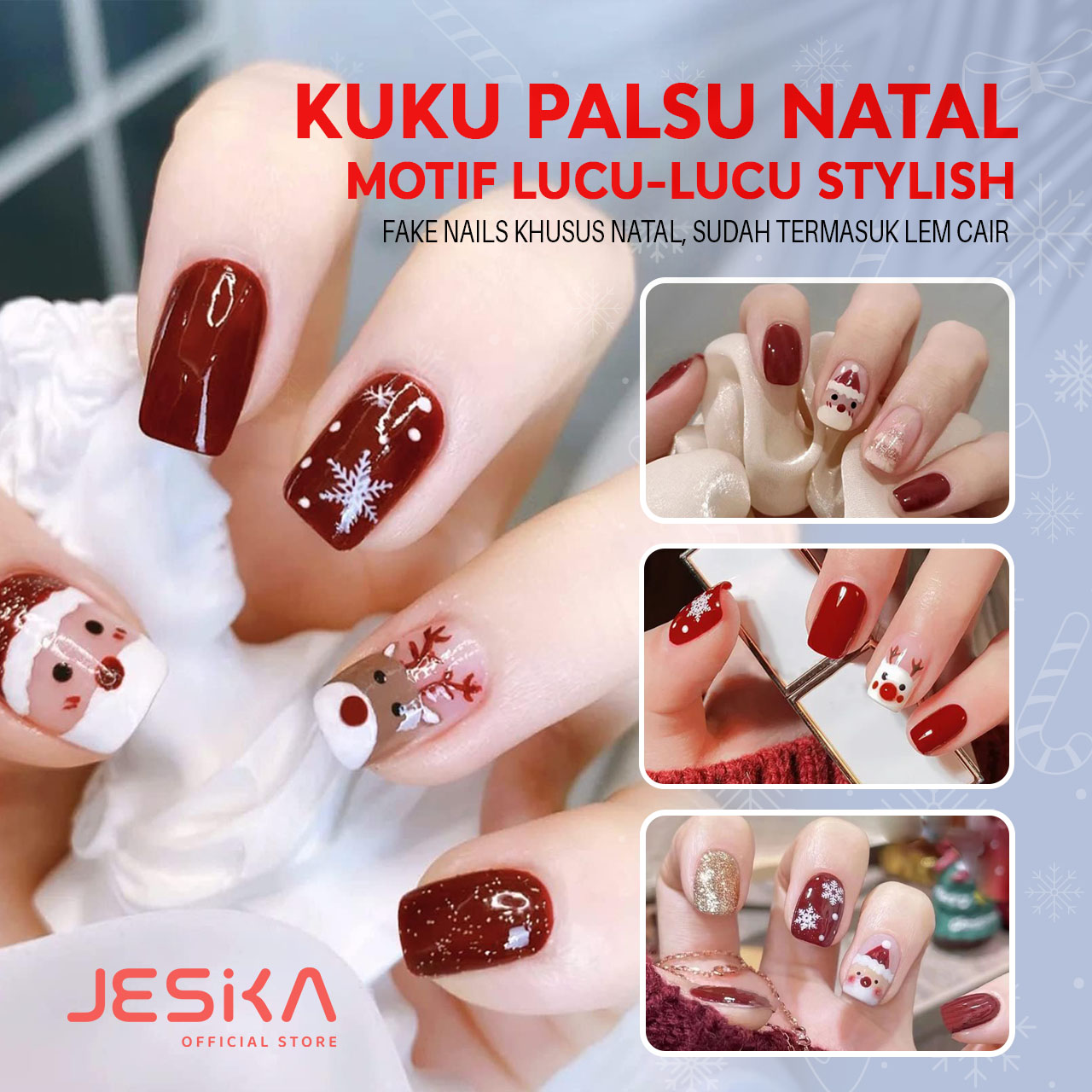 Simple Maroon Nail Art Ideas
