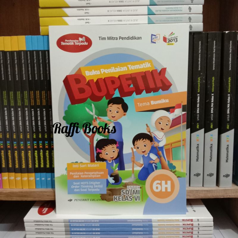 Buku Bupetik 6h Kelas 6 SD K13 Revisi Erlangga | Lazada Indonesia