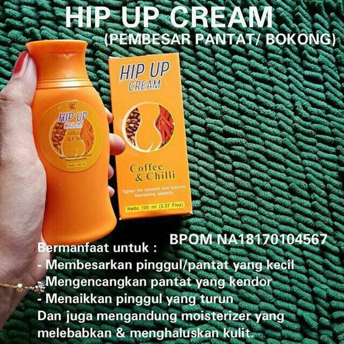 Hip Up Cream Origial 100 Bpom Aman Cream Pengencang Perut Krim Pengencang Bokong Cream Pembesar Bokong Pembesar Pantat Pengencang Pantat Lazada Indonesia