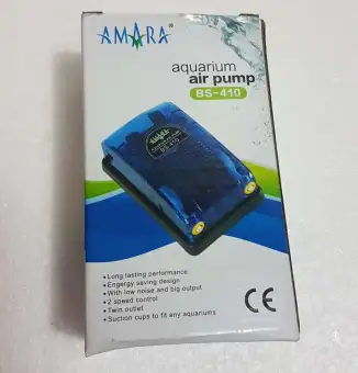 Mesin Aerator Gelembung 2 Lubang Amara Air Pump Aquarium Lazada