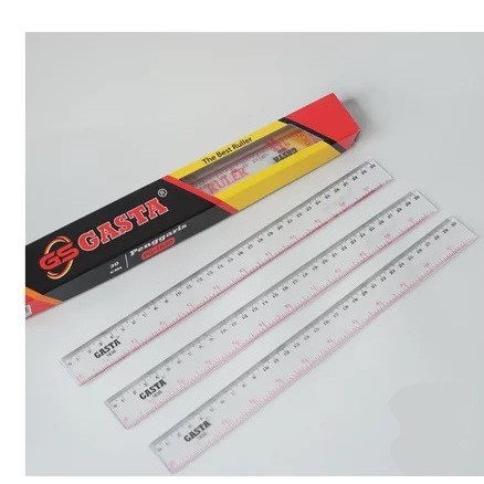 Penggaris 30cm/ Ruler/ Sekolah/ Belajar/ Ukur/ Kantor/ Garisan/ Gambar ...