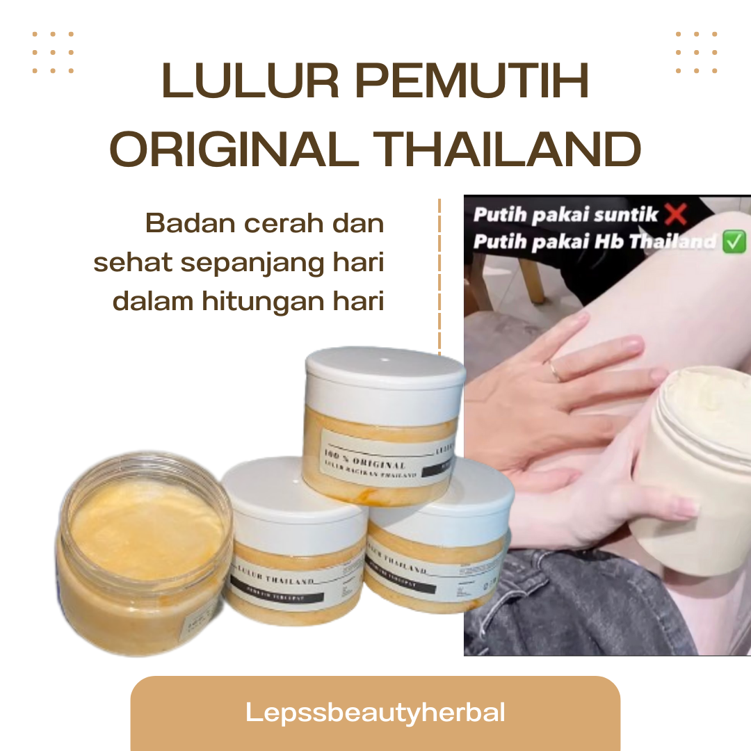 LULUR THAILAND/LOTION THAILAND VIRAL / LOTION THAILAND / PEMUTIH ...