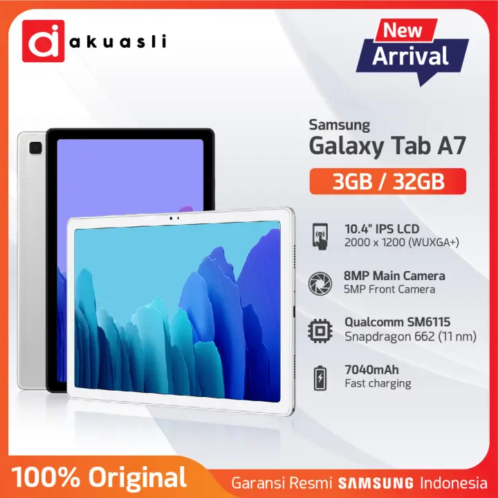 Samsung Galaxy Tab T505 10 4 A 7 Ram 3 Gb Rom 32 Gb 3 32 3gb 32gb 10 Inch Original Garansi Resmi Murah Lazada Indonesia