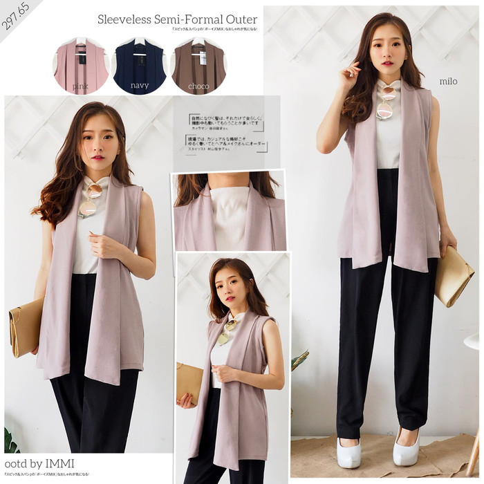 Murah!!) Sleeveless Semi-Formal Outer 