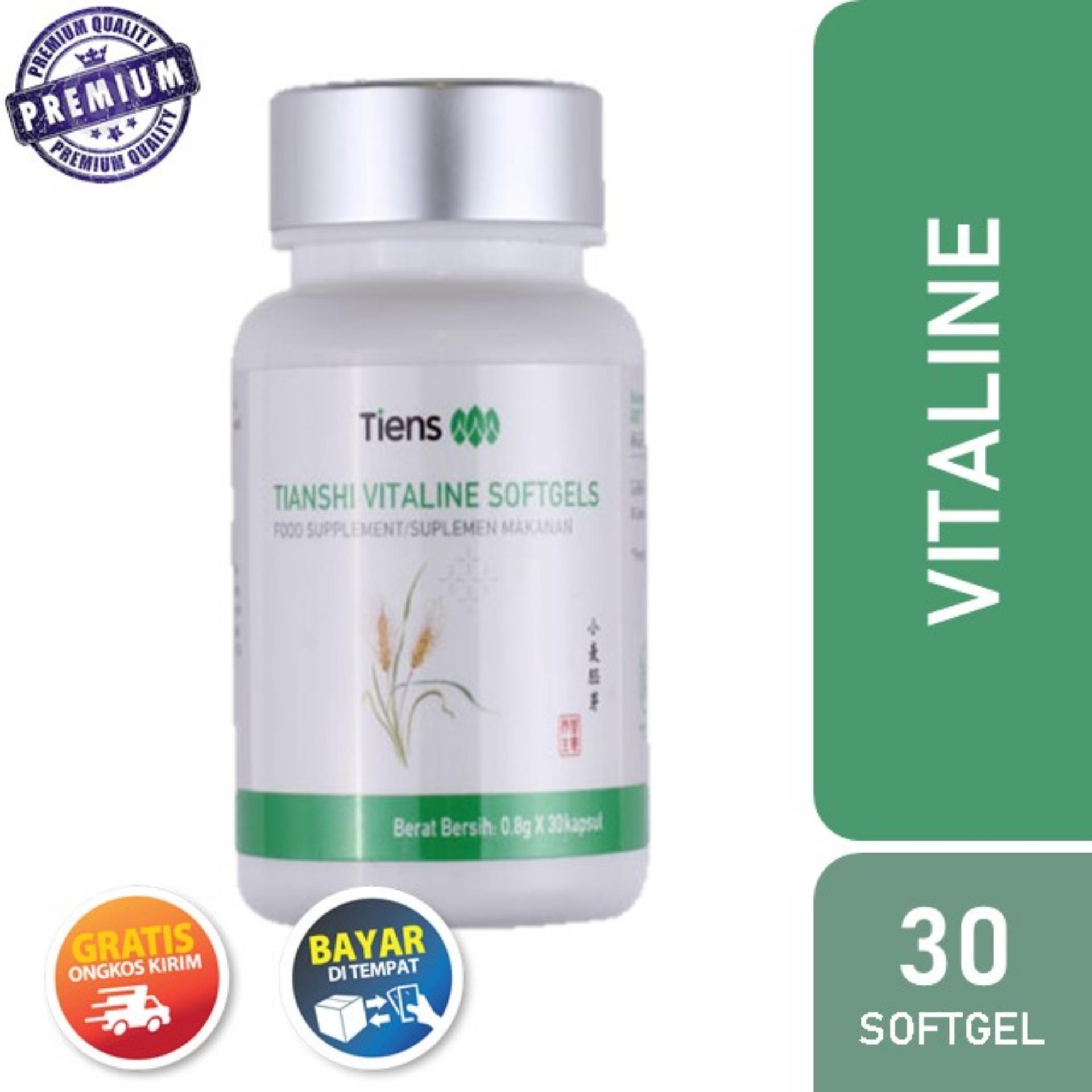 Tiens Vitaline Softgel Suplemen Pemutih Tubuh & Wajah Kemasan 30 Softgel + Free Gift by Tiens Shop