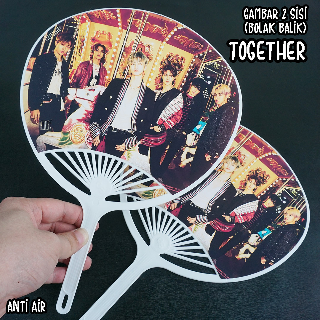 Kipas Kerang NCT DREAM (VERSI RIDIN) Merchandise KPOP Kipas Tangan