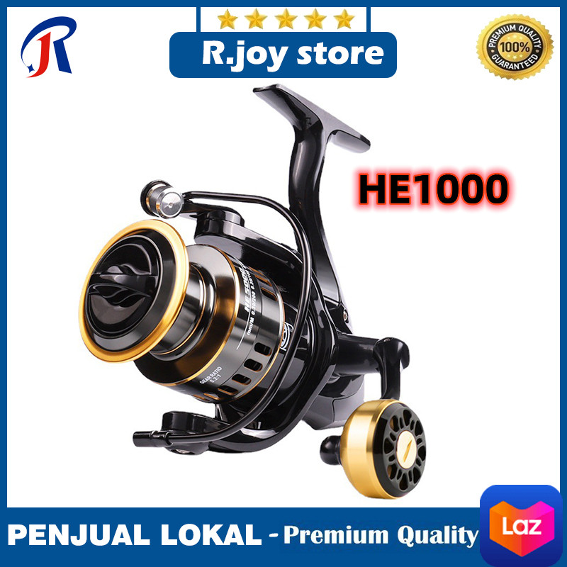 Sougayilang 1000-6000 Moulinet De Pêche 5.2:1 Bobine En Aluminium Et Poignée EVA Traînée Maximale 8kg Pour La Pêche En Eau Douce Salée