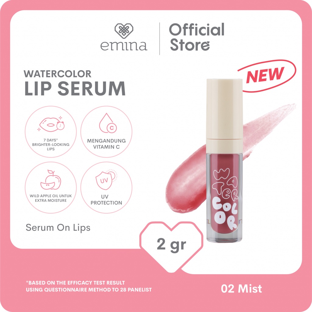 Emina Watercolor Lip Serum 2 g - Lip Serum Emina - Serum Bibir Emina ...