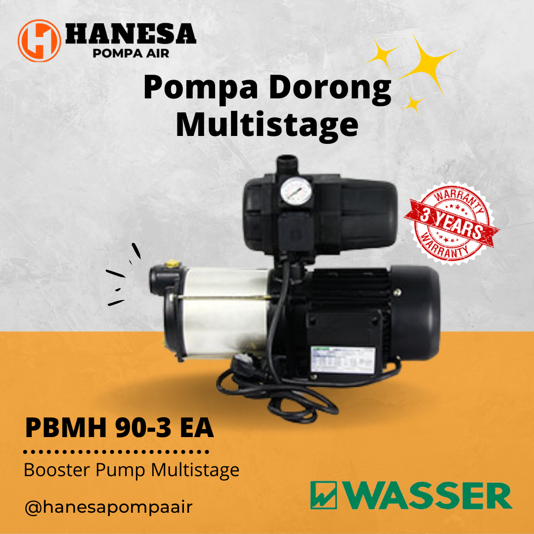 Wasser PBMH 90-3 EA Pompa Dorong Multistage | Lazada Indonesia