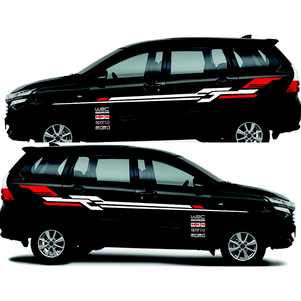 Cutting Sticker Mobil Minimalist Keren Terbaru Untuk Avanza Xenia Ertiga Mpv Innova Lazada Indonesia