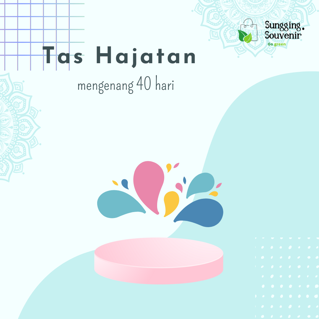 (50 Pcs) Tas Tasyakuran Hajatan Kirim Doa Haul Goodie Bag Mengenang